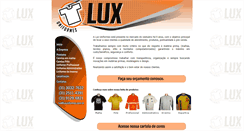 Desktop Screenshot of luxuniformes.com.br